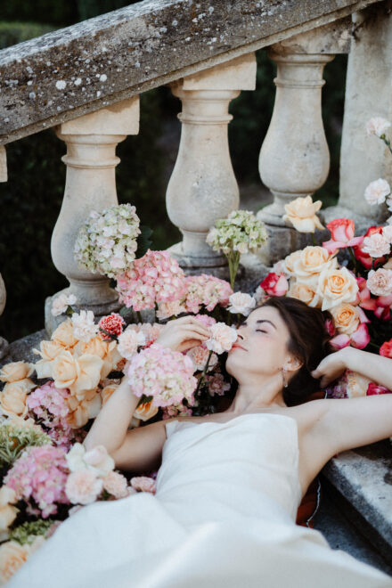 Shooting d'inspiration Mariage au château Martinay Provence