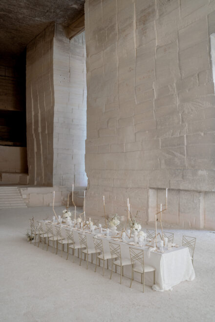 Workshop Mariage aux carrières de Lumières